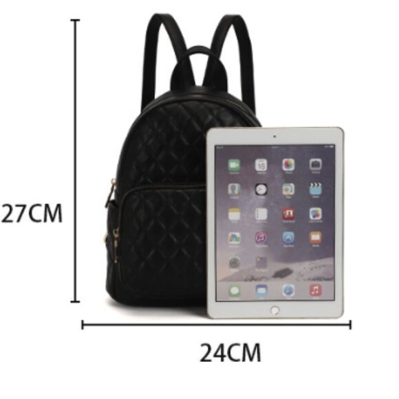 Quilted Mini Backpack for Women - Picture 7 of 8